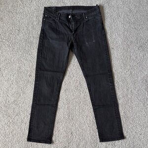 Abercrombie & Fitch Dark Gray Slim Jeans Rustin Athletic Slim 32/32